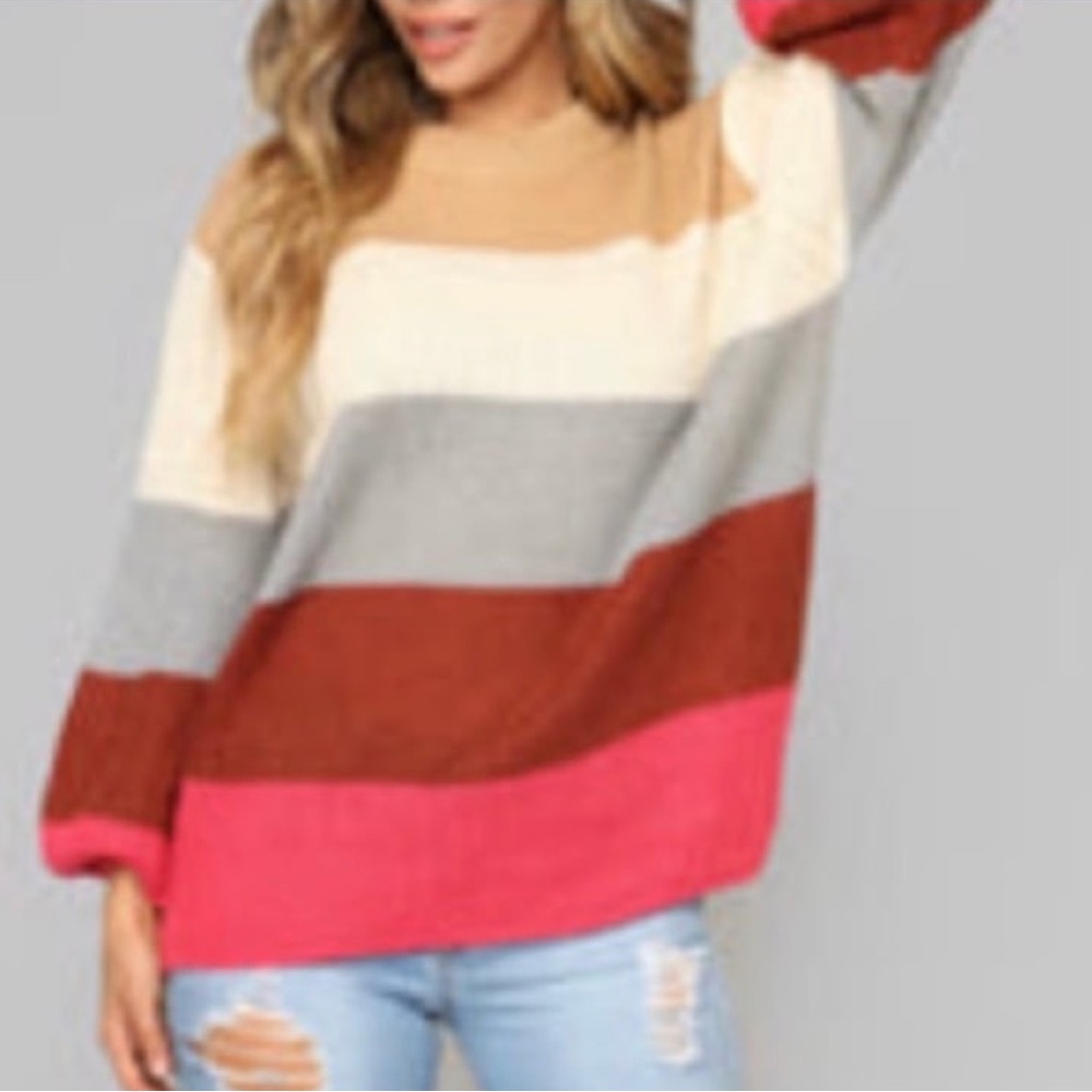 Fashion Nova | 90s Lover Stripe Sweater